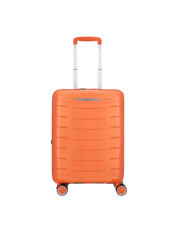 Jump Furano 2 4 Rollen Kabinentrolley 55 cm mit Dehnfalte in mandarine