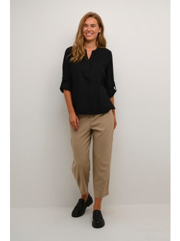 Kaffe Langarm-Bluse KAmilia Regular fit in Black Deep
