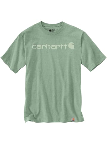 CARHARTT  T-Shirt logo in grün