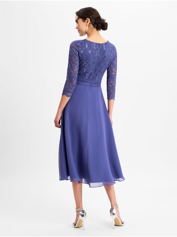 SWING Abendkleid in blau - 0003