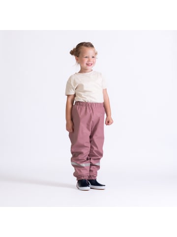 BMS gefütterte Thermo-Regen-Bundhose für aktive Kinder in wistful mauve