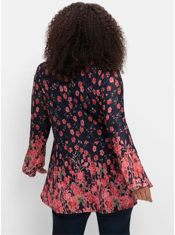 sheego by Joe Browns Tunika in blau gemustert