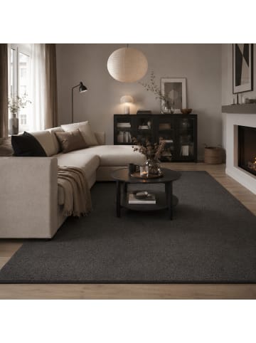 Snapstyle Hochflor-Teppich Luna in anthrazit