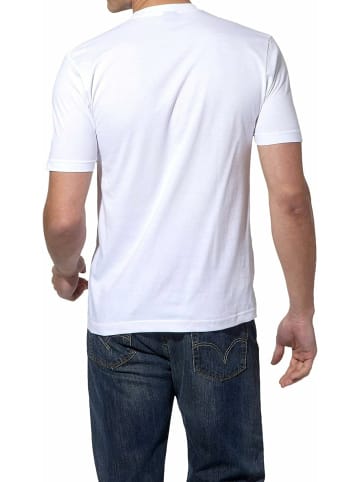 OLYMP  Rundhals T-Shirt für Herren in weiß