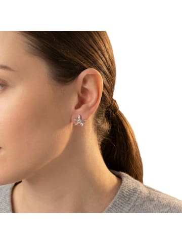 Amor Ohrstecker Silber 925, rhodiniert in Silber