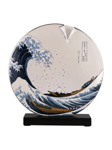 Goebel Vase " Katsushika Hokusai - Die Welle " in Bunt