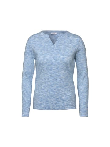 Cecil Langarmshirt in light blue melange