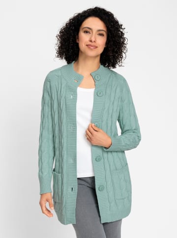 WITT WEIDEN Longstrickjacke in kalkmint