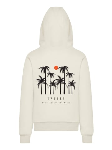 F4NT4STIC Hoodie Escape Discover the World Palm Trees in Whitesand