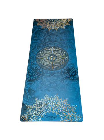 Divasya Yogamatte Soft Feeling in Blau - 183 x 68 x 0,5cm