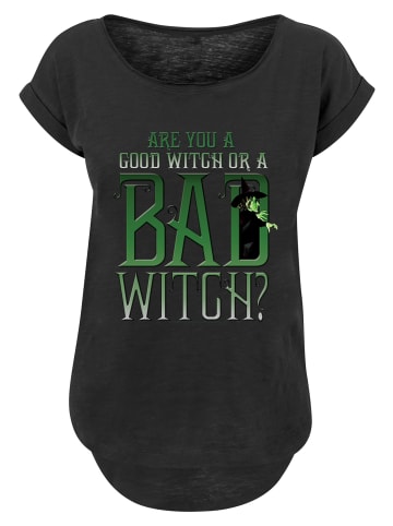 F4NT4STIC Long Cut T-Shirt Disney Wizard of Oz Good Witch Bad Witch in schwarz