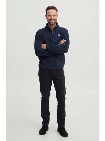 FQ1924 Sweatshirt FQLucas 21900467-ME  Sweatshirt mit Troyerkragen in Blau