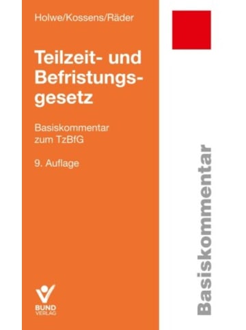 Bund-Verlag Buch - Teilzeit- und Befristungsgesetz