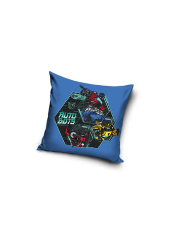 Transformers Kissenbezug 40x40cm – Autobots Blue Velours