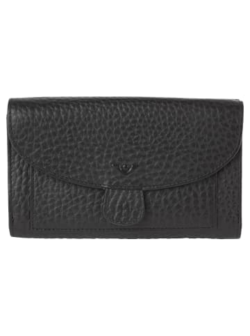 VLD VOi Leather Design Hirsch Vanessa Geldbörse Leder 17 cm in schwarz