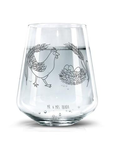 Mr. & Mrs. Panda Glas Huhn Stolz ohne Spruch in Transparent