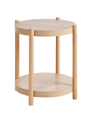Beliani Beistelltisch CONNELL in Braun - (W) 40 x (H) 49 x (L) 40 cm