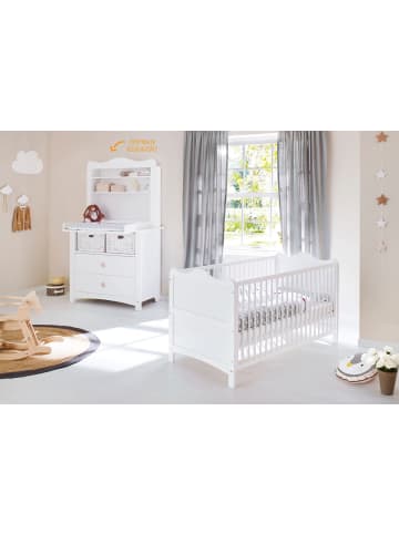 Pinolino Kinderzimmer-Set Florentina breit inkl. breitem Regalaufsatz, 3-tlg.