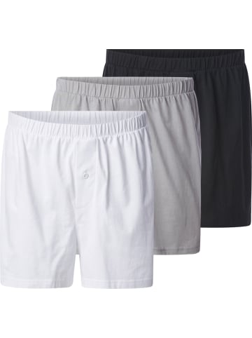 BABISTA 3er Pack Boxershorts VALTIZIO in weiß schwarz grau