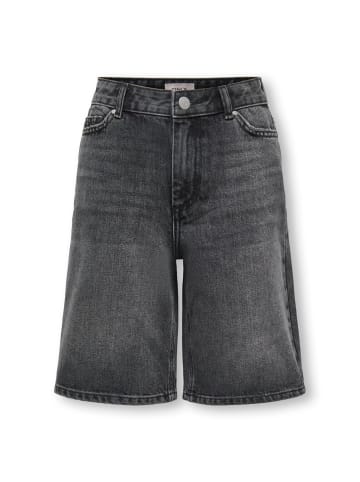 KIDS ONLY Denim High Waist KOGSONNY Jeansshorts in washed black