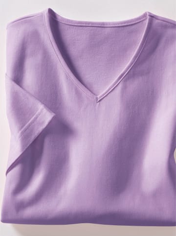 Sieh an! Kurzarmshirt in flieder