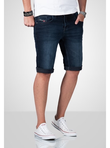 Alessandro Salvarini Jeansshorts Salvarini-Shorts-Multi6 in Dunkelblau