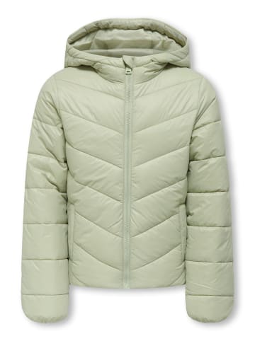 KIDS ONLY leichte Steppjacke KOGKAJSA LIGHT QUILT HOOD JKT in desert sage