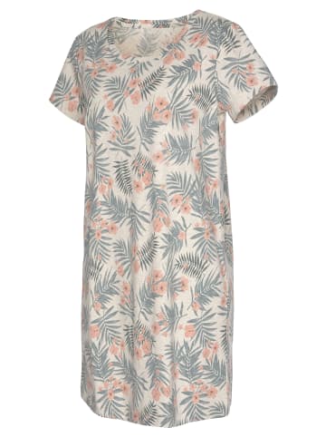 LASCANA Sleepshirt in sand-bedruckt