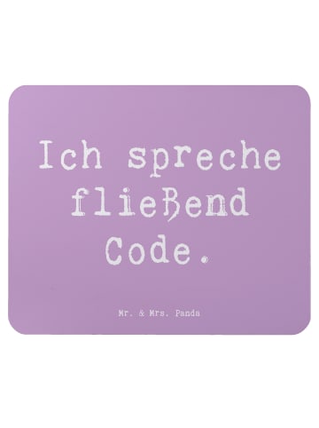 Mr. & Mrs. Panda Mauspad Spruch Code Meister mit Spruch in Lavendeltraum