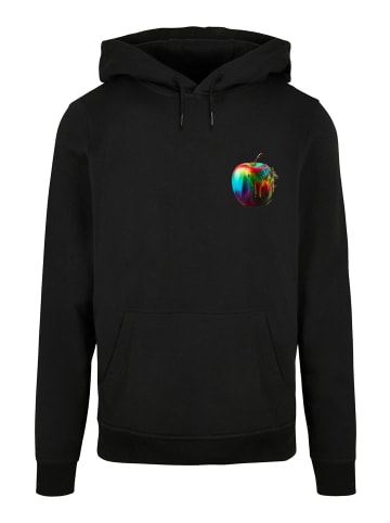 F4NT4STIC Basic Hoodie Colorfood Collection - Rainbow Apple in schwarz