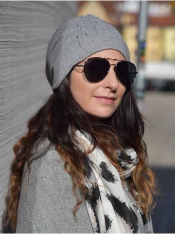 styleBREAKER Beanie Mütze in Grau meliert