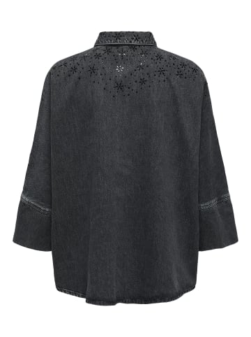 ONLY Carmakoma Jeanshemd in Washed Black