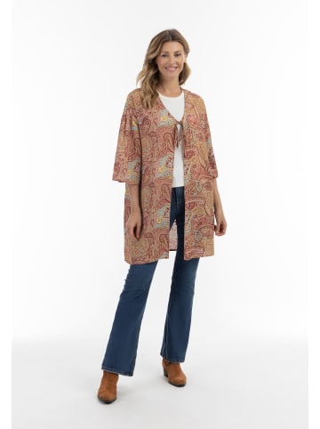 usha FESTIVAL Damen Kimono in Bordeaux Mehrfarbig
