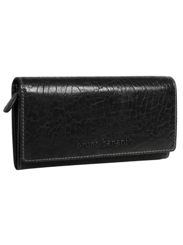 Bruno Banani Geldbörse echt Leder in schwarz