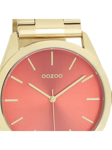 Oozoo Analog-Armbanduhr Oozoo Timepieces gold groß (ca. 40mm)