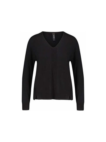 MARC CAIN V-Kragen Pullover in schwarz