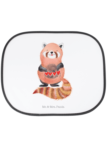 Mr. & Mrs. Panda Auto Sonnenschutz Roter Panda ohne Spruch in Weiß