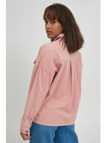 PULZ Jeans Langarmhemd in rosa