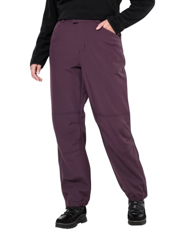 Ulla Popken Hose in dunkle brombeere