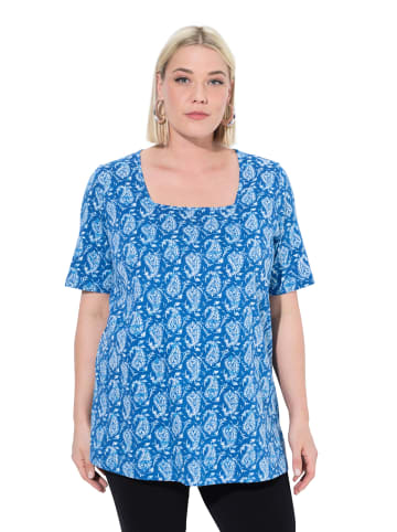 Ulla Popken Longshirt in petrolblau
