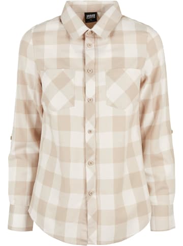 Urban Classics Urban Classics Flanell-Hemden in whitesand/lighttaupe