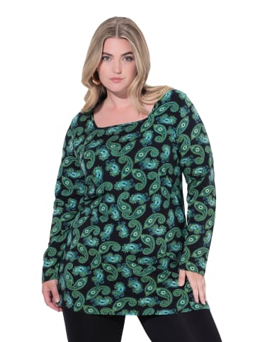 Ulla Popken Longshirt in petrolgrün