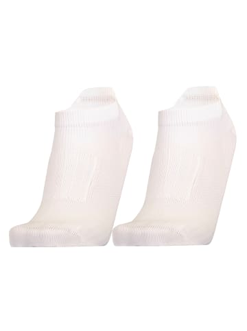 UphillSport Füßlinge FRONT LOW 2er Pack in White