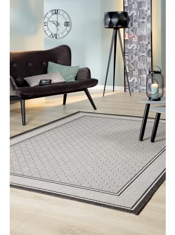 Peyer-Syntex 1 Teppich Clara Bordüre Fb.grau 160/230 cm in grau