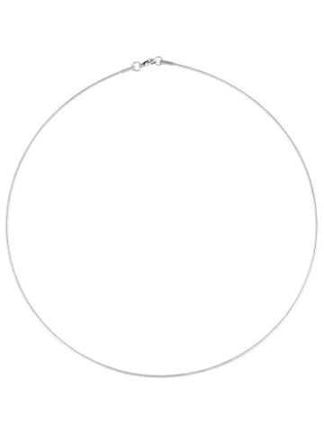 Adeliás Damen Halskette – Collierkette aus Edelstahl in silber