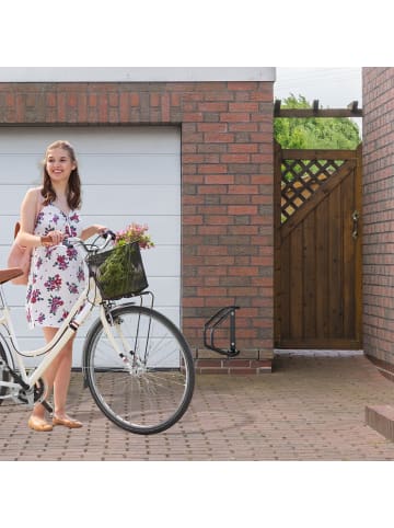 relaxdays Fahrradständer in Schwarz