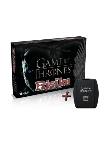 Winning Moves Game of Thrones - Risiko (Collectors Edition) + Top Trumps Quiz in schwarz