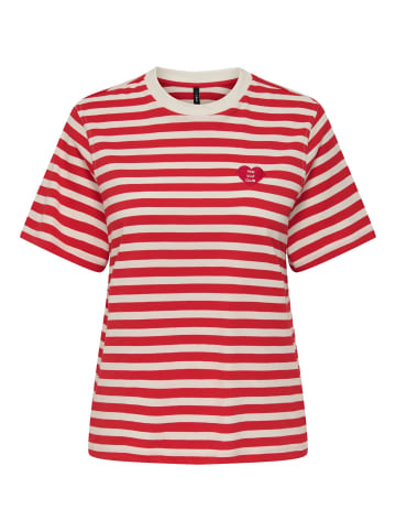 ONLY T-shirt in High Risk Red
