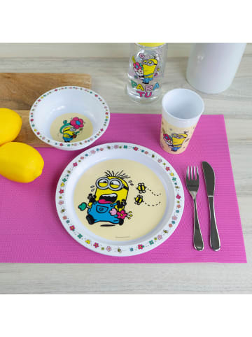 Geda Labels Kindergeschirr Minions Bellospring 3teilig in Beige - 21,5x21,5x8,5