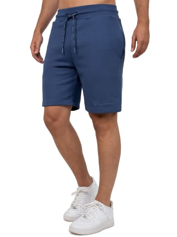 Reichstadt Herren Regular Fit Shorts Marken-Stick in Dark Blue